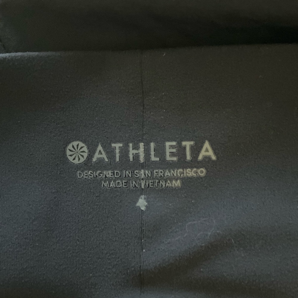 Athleta Attitude Crop Pant, Gray color Knit waistband for ease of movement B10 - Picture 11 of 15